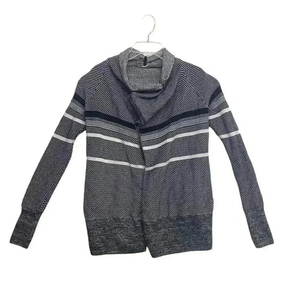 Ivivva Lululemon Girls XS Feelin Toasty Wrap Knit Thumbhole Cardigan Sweater - Picture 1 of 4